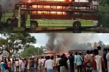 Chennai Omni Bus fire accident in Koyambedu Omni Bus Stand