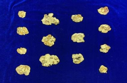 chennai Passengers take 3.18 kg gold in their stomach