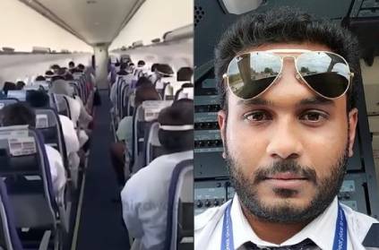 Chennai Pilot tamil announcement inside flight gone viral