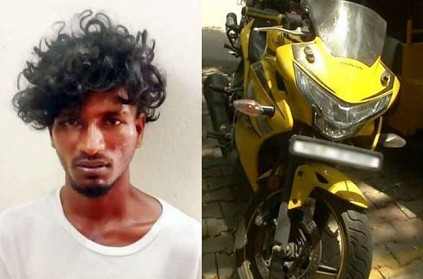 Chennai police arrest bike thief near Pulianthope