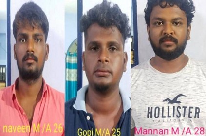 Chennai police arrested robber gang in Sowcarpet