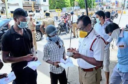 chennai police collects rs 2 crore fine for masks amid lockdown