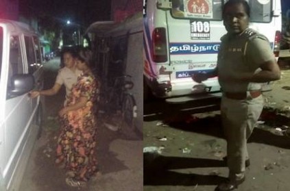 chennai police inspector rajeswari who saved the pregnant woman