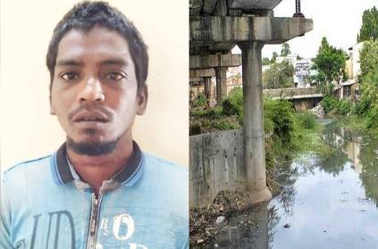 chennai Policemen jump into the river to catch the thief