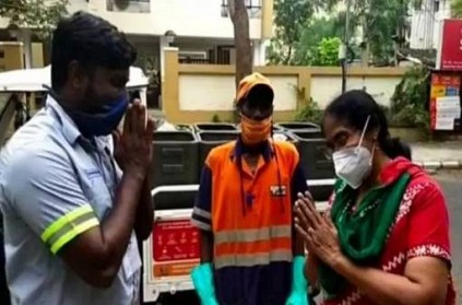 Chennai sanitary vehicle driver returns jewelry bag found on waste