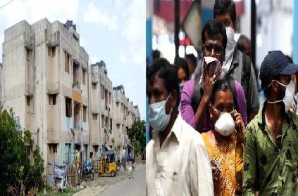 chennai slum clearance board areas crowding rises covid19 rates