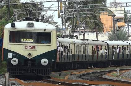 chennai sub urban trains will run on sunday says railway