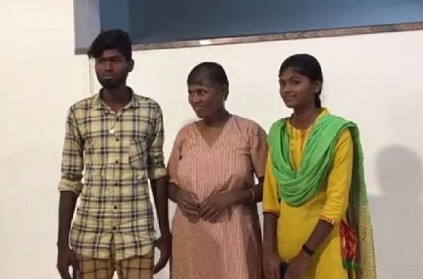 Children found after 14 years of missing mother in Tiruvannamalai