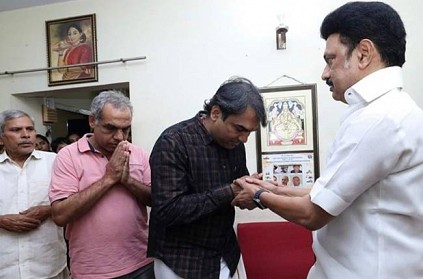 CM MK Stalin Condolences to Rangaraj Pandey Father