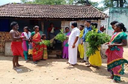 Coimbatore Village people using Neem leaf for Coronavirus
