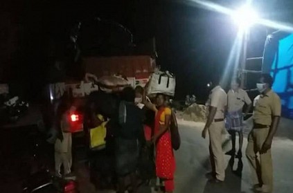 Corona Lockdown Thiruvarur police help Narikuravar people