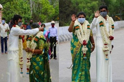 Couple gets married at Tamil Nadu-Kerala border
