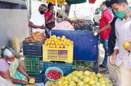 COVID-19: Egg Fruits For Sale in Tirunelveli District