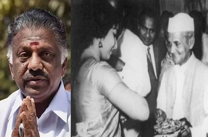 Deputy Chief Minister Panneerselvam about former CM Jayalalitha