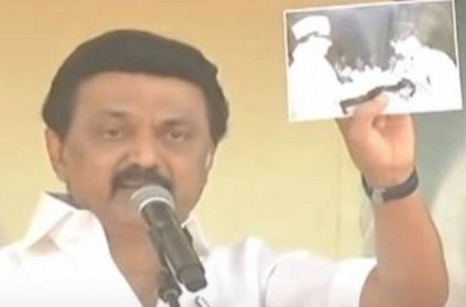 DMK leader MK Stalin recall MGR advice with old photo