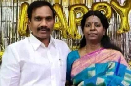 DMK MP A Rasa wife Parameswari passed away