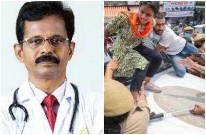 Doctor Subbaiah Suspended after he met ABVP members in Jail