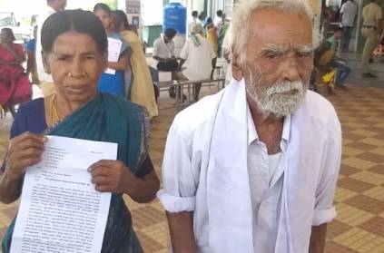 Elder parents filed for mercy killing in Collector office