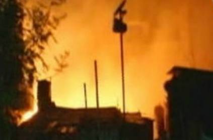 fire breaks out in chennai pattinapakkam