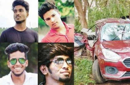 Four Youths die after car hits roadside tree in Coimbatore