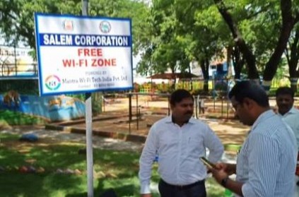 free wifi service starts for users in salem corporation