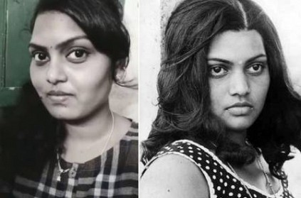 girl looks like old actress silk smitha video goes viral