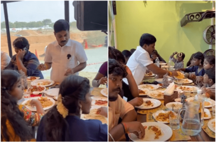 GP Muthu serves food to his family members video goes viral