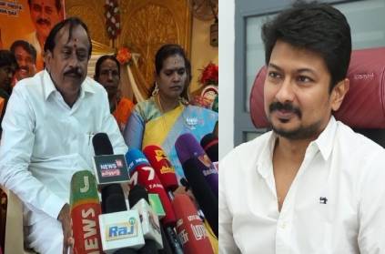 h raja says no objection of Udayanidhi Stalin as minister