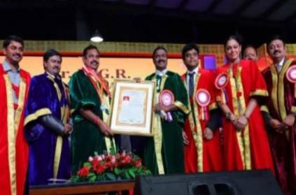 honorary doctorate for tamilnadu CM Edappadi Palanisamy