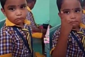 VIDEO: " மூக்க அறுத்துருவன்...," Angry Kid Cries, Threatens Teacher!