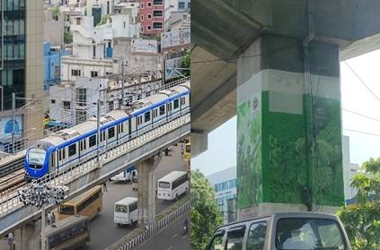 Intensification of painting work on Chennai Metro Rail bridges