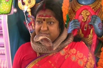 Kanchipuram woman priest arrested for handling alive snake
