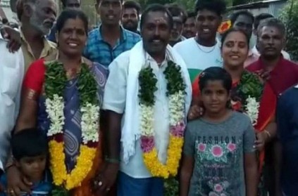 Local body election results two wives elected Panchayat Chief