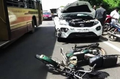 Madurai 2 Died in Car Bike Accident Near Melur