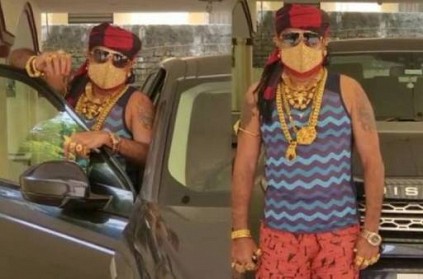 Madurai man wearing gold mask goes viral on social media