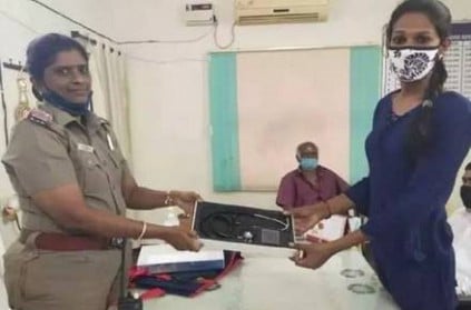 Madurai police inspector kavitha helps to doctor transgender