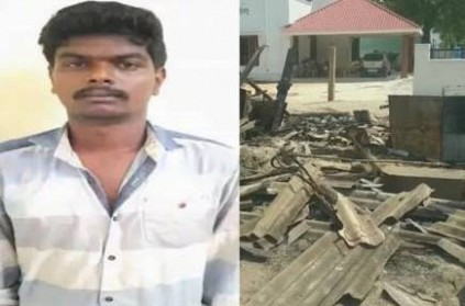 Madurai : Young man arrested for burning tea shop