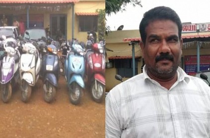 Man attested by police for bike theft case in Trichy