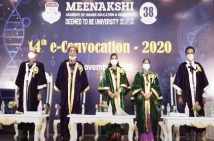 Meenakshi Academy of Higher Education and Research14th e-Convocation