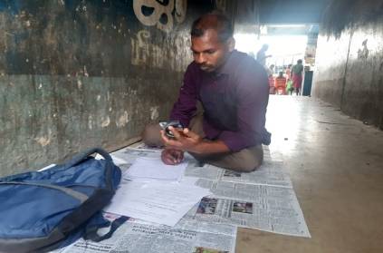 nagercoil student who wrote the arrear exam at the bus stand