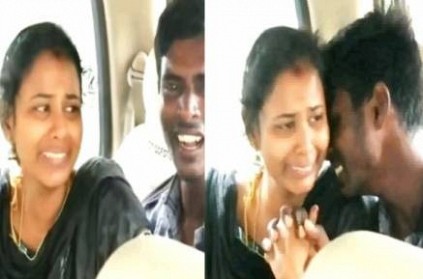 newly married lovers cried to let them from police jeep