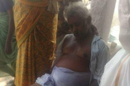 Old aged man died while polling their votes in Erode