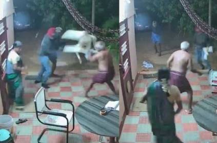 old aged people fighting with thieves in nellai video goes viral