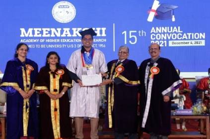 15th annual convocation of Meenakshi Academy of Higher education