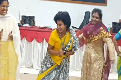 Pudhukottai Collector Kavitha Ramu dance for ranjithame song
