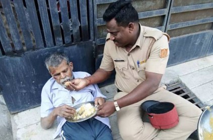 Puducherry police officer rescued old man near Anna nagar