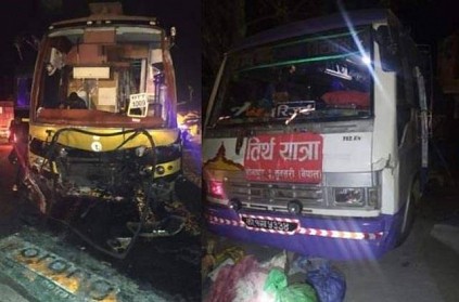 Salem private bus and van collision, 5 nepal tourist died