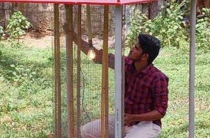 Salem Student Designed Machine for Locust Destroying