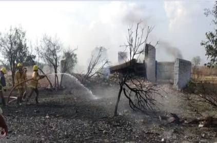 Seven people killed in fireworks factory fire near Chatur