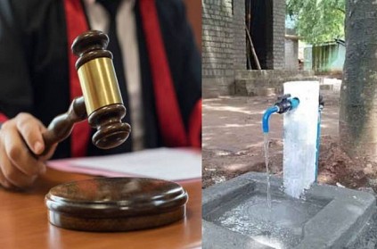 sivagangai 300 bribe for drinking water connection court order
